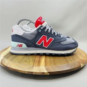 New Balance Womens 574 WL574WHC Gray Casual Shoes Sneakers Size 8